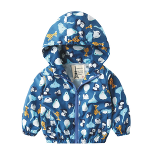 Hooded Windbreaker Jacket