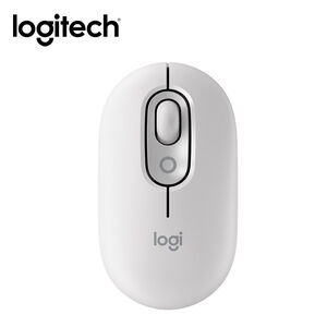 羅技 POP MOUSE 無線藍牙滑鼠(珍珠白)