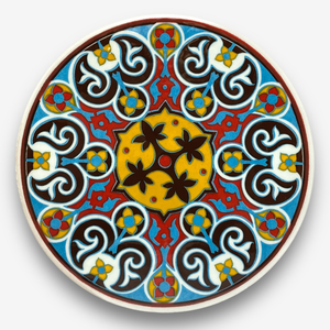 【SOLO Vintage】Designer Heat Mats Ceramic Hot Pads Coasters Made in Turkey 30