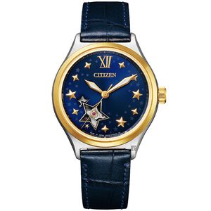 CITIZEN 星辰 星形鏤空機械女錶-34mm PC1009-27M