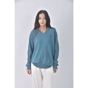 (M) ralph lauren羊毛純羊毛綠色長袖上衣二手衣