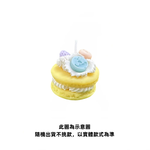 【A&R】韓式手作馬卡龍香氛精油蠟燭 四款香味 獨一無二款 - 琥珀薰衣草 黃色, , large