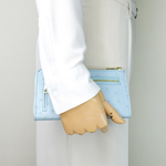 【M2nd】 Ostrich Slim Zip Wallet, , large