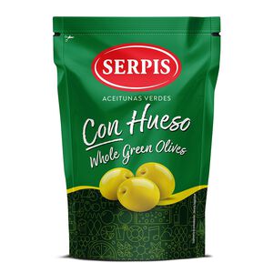 SERPIS whole green olive(bags)