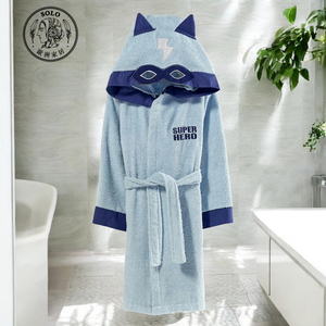 【Solo Vintage】Bathrobe Hero Blue Kid