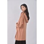 (F) hip tique韓牌質感連帽橘色外套二手衣, , large