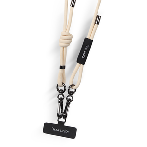 [RONEVER] 手機編織掛繩6mm/1.7M PD035 淺卡其
