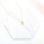 【Angel & Me】愛心 種子 s925 純銀厚鍍 24k 純金 項鍊 生日禮物, , large
