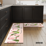 Buy big and get small new technology instant water-absorbent and oil-proof leather soft floor mat, , large