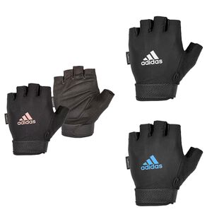 [秉宸] ADIDAS Training 可調式透氣短指手套 愛迪達 健身手套 三色 重量訓練 ADGB-124
