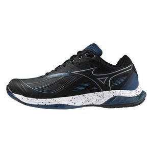 Mizuno Wave Fang 2 男女 羽球鞋 寬楦 室內 運動 比賽 穩定 止滑 黑藍 [71GA231312]