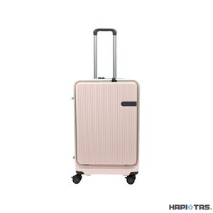 HAPITAS HPL2281-66CM前開拉箱-奶茶色