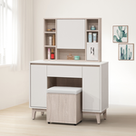 【唯熙傢俱】紀薇橡木雙色3.3尺化妝台, , large