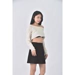 (M) yuan yuan質感黑色短裙二手衣, , large