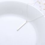 【Angel & Me】幾何 長方形 Rectangle s925 純銀 項鍊 生日 週年 情人節 禮物, , large