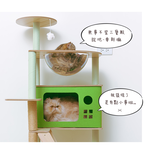 【Y HOUSE】四景三室靜嵐碧翠貓宅 貓跳台 貓爬架 貓窩 貓玩具 粗麻繩柱 貓抓板, , large
