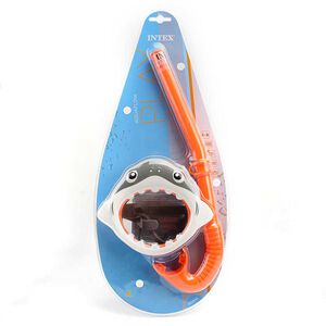 【泳具】大白鯊呼吸管套組(適用年齡：3-8歲)
