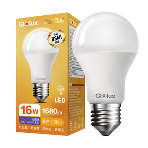 Glolux 16W超廣角LED燈泡-黃光