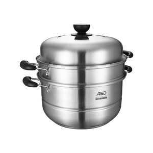 stainless steel double steamer 30cm