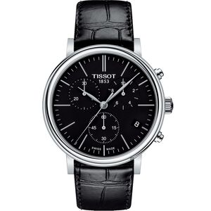 TISSOT 天梭 CARSON PREMIUM 計時石英錶-41mm T1224171605100