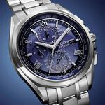CITIZEN 星辰 月虹 鈦金屬 光動能全球電波計時手錶 送禮推薦 AT8240-66L, , large