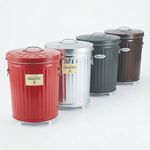 【this-this】日本渡邊金屬｜OBAKETSU 手工製附輪垃圾桶 33L, , large