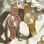 CASIO 卡西歐 SHEEN 八角形鍊帶女錶 SHE-4554PG-4A, , large