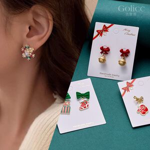 【Gulicc】古莉可 耳環 聖誕元素 時尚造型耳環系列