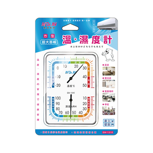 [寶旺旺] 聖岡科技 方形超大面板溫濕度計 GM-1310