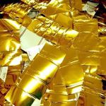 森彩  30cm氣壓式彩帶-金色鋁短片( SC3016), , large