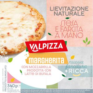 義大利VALPIZZA圓形水牛莫札瑞拉起司披薩-效期至2024/8/31