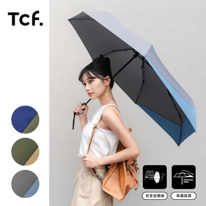 Single-Wing Backpack Safety Automatic Umbrella, Ocean Blue