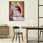【御畫房】芭蕾舞之二 國家一級畫師手繪油畫60×80cm(VF-161), , large