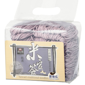 Black-eyed beans noodles with purple sweet potato flavor