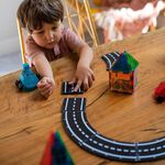 Magna-Tiles 磁力積木-魔幻磁力奔馳雙車40件組, , large