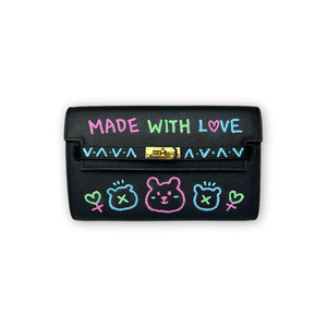 Neon Bear Kelly Bag/Black(M)