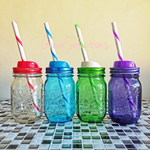 [Ball®原廠配件]寬口專用多功能蓋子吸管組贈防塵塞(白) Wide Mouth Sip & Straw Lid 環保吸管 塑膠吸管 Drinking Jar, , large