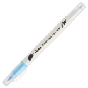 【 Pentel 飛龍 】雙頭柔繪筆 10支/盒 SESW30C   -  多款可選