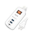 [寶旺旺]聖岡科技 精巧可攜式3.4A 3USB 延長線4尺 NS-813A-4, , large