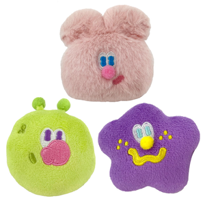 KINGJUN Plush Pin & Charm Set