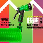 金德恩 GS MALL 台灣製造 超值二組 25呎 EVA伸縮透明水管 彈簧水管 園藝水管 洗車 清潔水管 清洗水管 EVA水管 25呎, , large