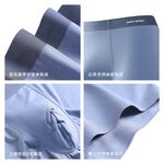 【AREXSPORT】加大碼 冰絲涼感 抑菌內褲 石墨烯纖維 男內褲 無痕內褲 男四角 加大運動內褲 四角褲 涼爽吸排, , large