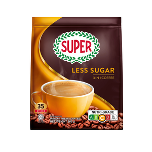 SUPER超級三合一原味减糖即溶咖啡15g X35