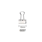 【SDI 手牌】15mm銀色長尾夾  塑膠筒 72支入 / 筒 0237T, , large