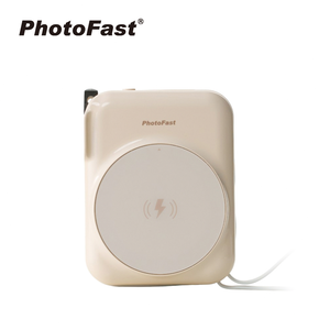 【PhotoFast】ALLDAY Charging Qi2 Multi-Function Power Bank-Milk Tea