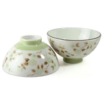 [豐名日本餐具] 4.0"碗  牡丹花 綠 / C04RB0-197-3, , large