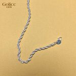 【Gulicc】古莉可 手鍊 歐美流行麻花紐繩手鍊4MM, , large