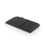 BOTTEGA VENETA 拉鏈小牛皮零錢包名片/卡夾/黑色, , large