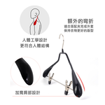 【德國MAWA】德國原裝進口 無痕止滑 專業時尚套裝衣架42cm 10入/白, , large