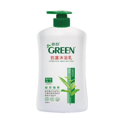 綠的綠茶抗菌沐浴乳